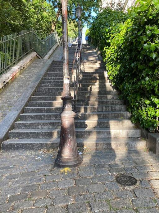 巴黎Montmartre Joli 2 Pieces Au Pied Du Sacre Coeur公寓 外观 照片
